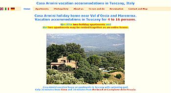 Casa Armini holiday home near Siena in Tuscany