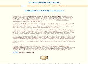 Stolen rare map reports