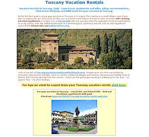 Tuscany vacation rentals