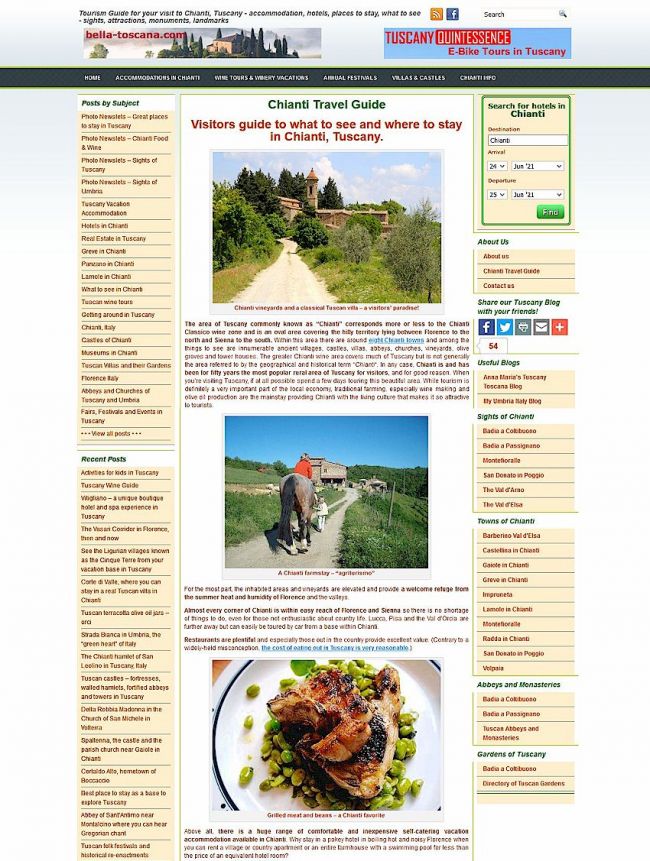 Chianti travel guide